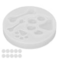 thumbnail image 3 of Silicone Mold, Flexible Easy To Use DIY Molds Mirror Cat Claw Bones For Aromatherapy Tablet For Aromatherapy Soap ANGGREK FF1410, 3 of 8