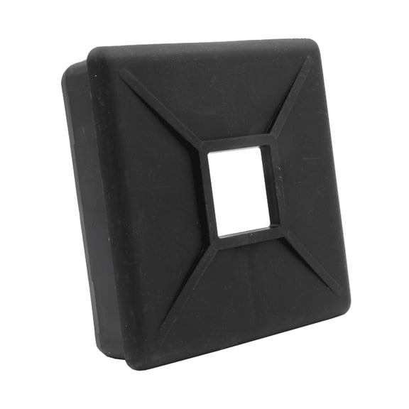 B&B Molders RV 4" Rubber Bumper Plug, Black