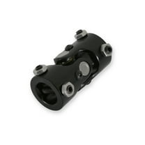 Holley 320-103 U-Joint, 1 Inch DD to 1 Inch DD - Black Zinc