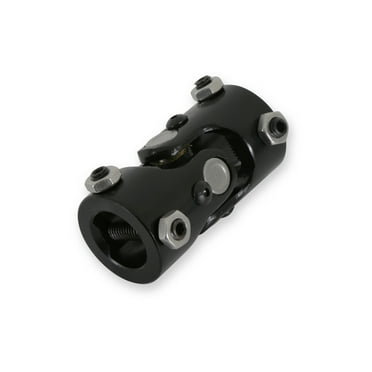 Holley 320-103 U-Joint, 1 Inch DD to 1 Inch DD - Black Zinc