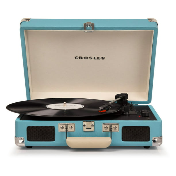 Crosley Cruiser Deluxe Stereo Turntable, Crosley Wooden Case Record Player