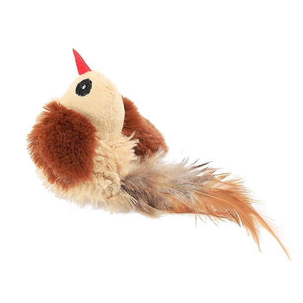 Pompones De Porristas Plush Bird Bird Toy Cat Cat Treat Toy Artificial Bird