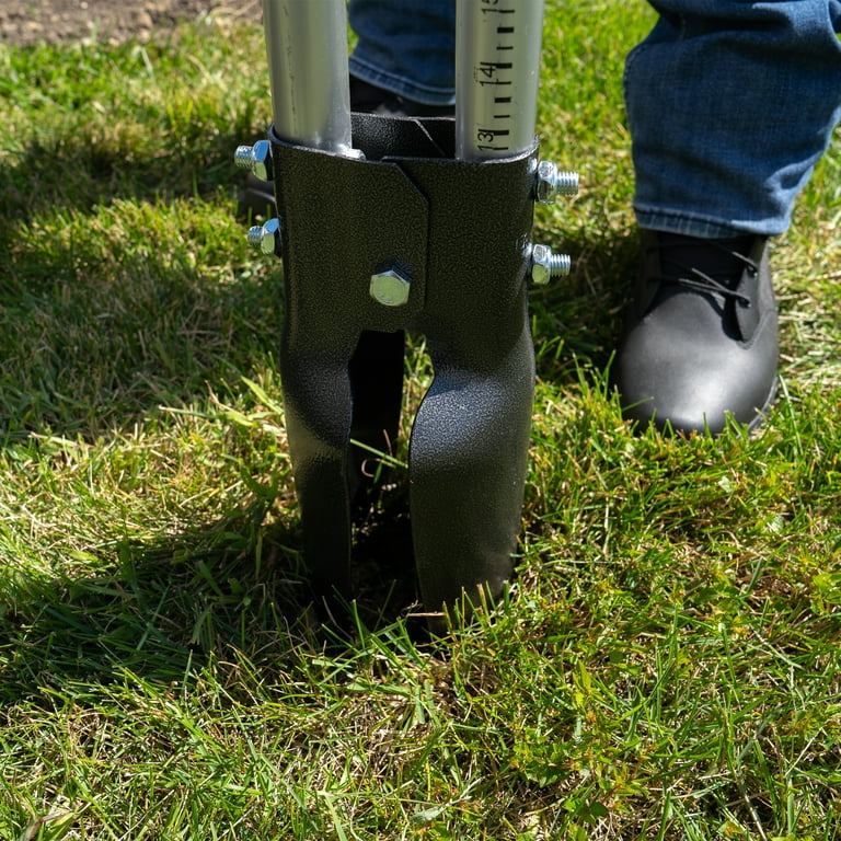 Free Shipping! Expert Gardener Fiberglass Long Handle Post Hole