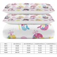 thumbnail image 2 of HAHDAXIA Mermaid Background Bedding Solid Comforter Set for All Seasons 3 Pieces(1 Comforter+2 Pillowcases) Soft Microfiber Bedding Set Twin(86"x70"), 2 of 7