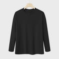 thumbnail image 2 of Hudaneo Mens Lightweight Cotton Long Sleeve Tee Crew Neck Casual Basic Top, S-3XL, 2 of 9