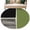 Green, variant on Round Rug 5Ft Washable Non-Slip, Sage Green Black Circle Area Rugs for Living Room Bedroom, Farmhouse Striped Modern Abstract Art Indoor Floor Mats Carpet Runner for Home Decor Aesthetic