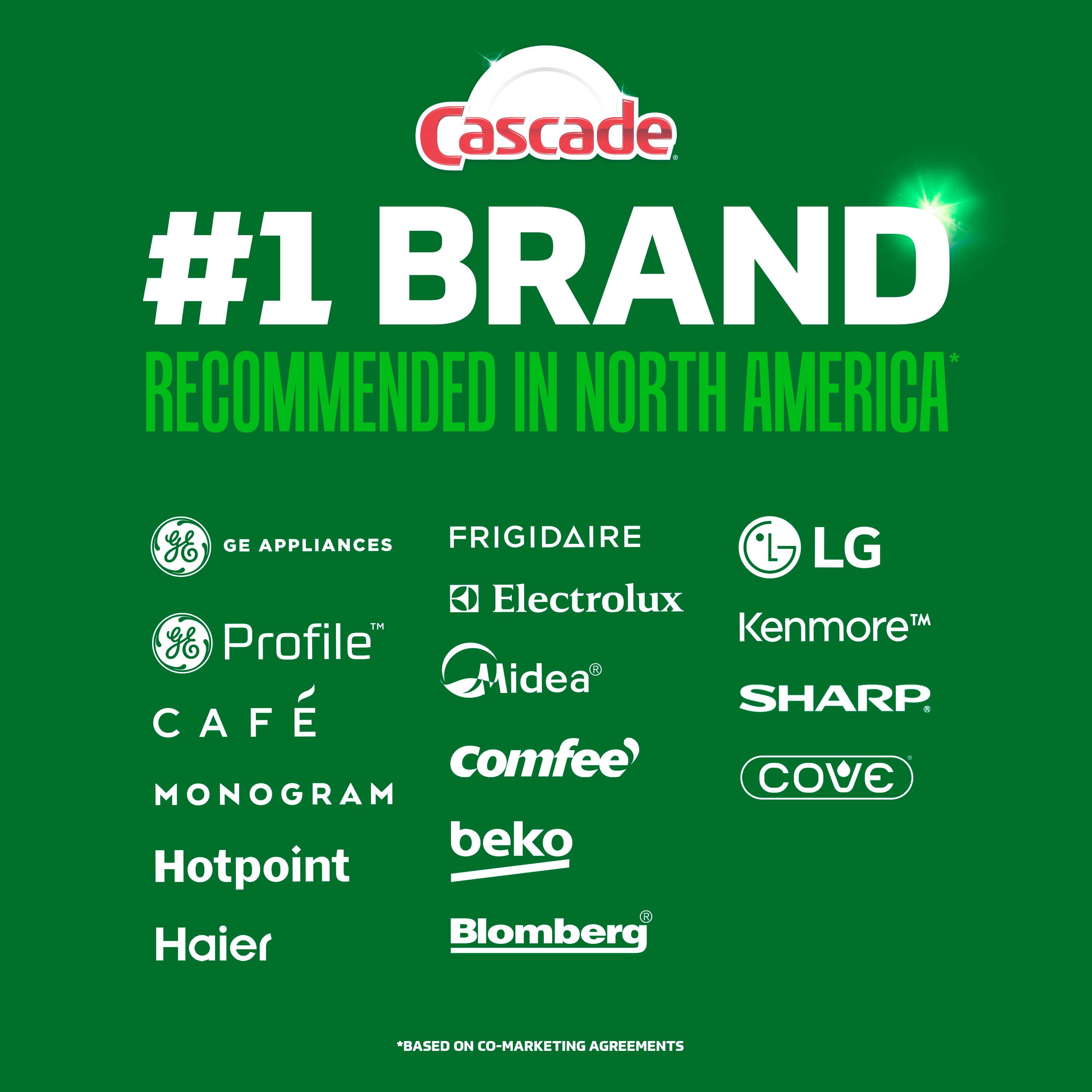 Cascade Complete Action Pacs, Dishwasher Detergent, Fresh 45CT