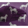 thumbnail image 4 of oneOone Viscose Chiffon Fabric Horse Block Print Fabric By Yard 42 Inch Wide, 4 of 4