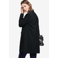 thumbnail image 2 of Ellos Women's Plus Size Long Boyfriend Blazer Relaxed Fit Jacket Work & Casual, 2 of 4