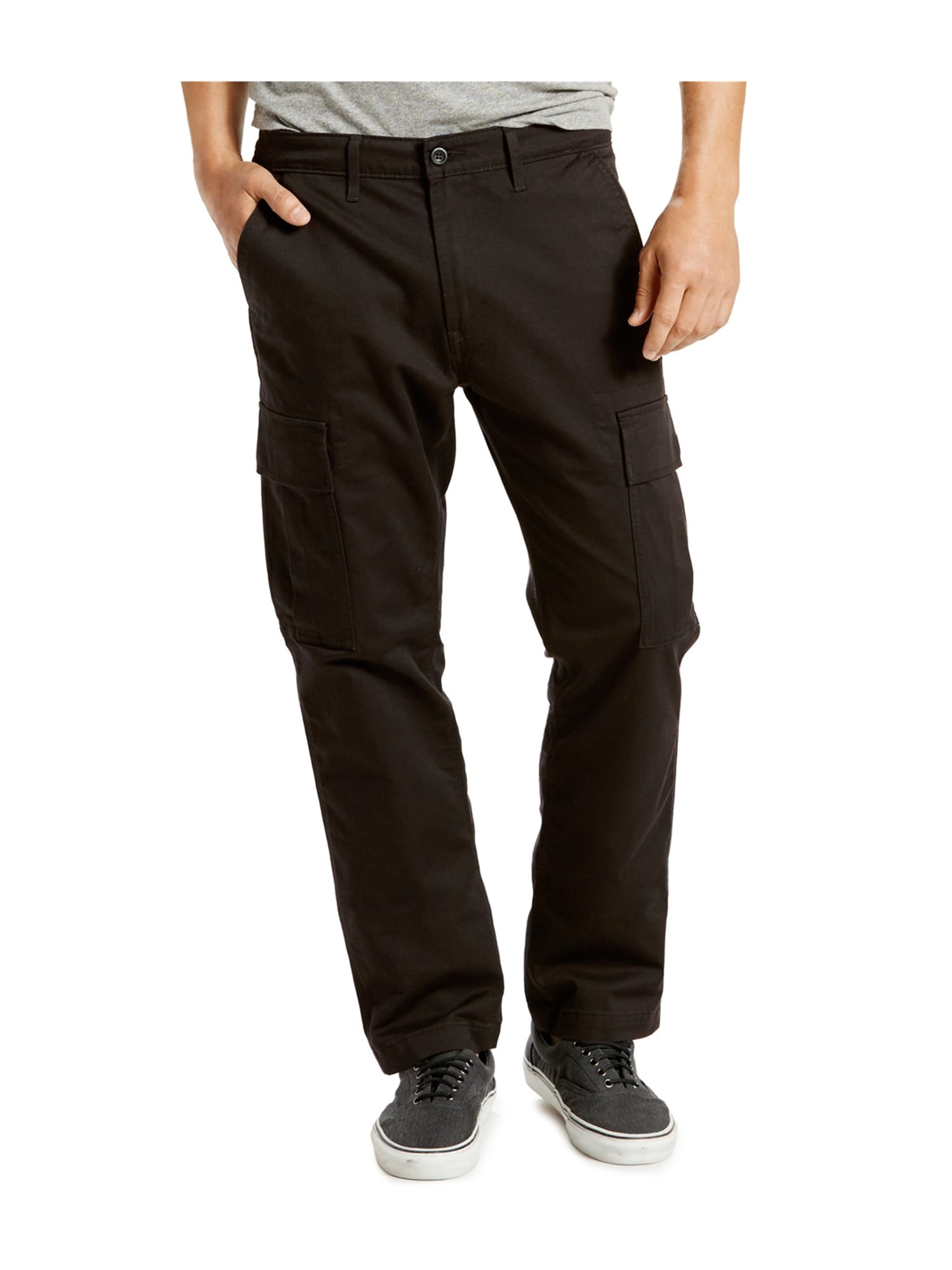 Levi's Mens Regular-Fit Athletic Casual Chino Pants black 32x32 ...