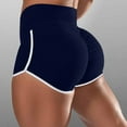 thumbnail image 2 of UAMVSH Yoga Shorts for Women Casual Stretch Running Gym Biker Shorts High Waist Solid Color Comfy Athletic Shorts, 2 of 7