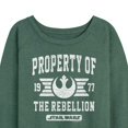 thumbnail image 3 of Star Wars - Property Of Rebellion - Women's French Terry Pullover Sweatshirt, 3 of 5
