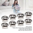 thumbnail image 4 of 30pcs Metal Cord Lock End Toggle, Double Hole Spring Stopper Fastener Slider Toggles End For Drawstring Clothing Shoelaces Backpack Lanyard, 4 of 8