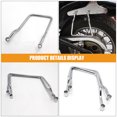 thumbnail image 3 of FRCOLOR 1 Pair Motorcycle Saddlebag Mounting Bracket Heavy Duty Hard Saddle Bag Rail Mounting Bracket Kit Silver, 3 of 8