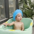 thumbnail image 2 of Baby Bath Shampoo Shower Cap Hat Waterproof Wash Hair Shield Visor Protect Eye Ear, 2 of 6
