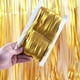 thumbnail image 3 of Paquete de 2 cortinas de borlas mate de papel de aluminio para decoración de fiesta para accesorios decoración de fiesta de celebración festiva, 1x2m Zhivalor  CPB-SSW282-3, 3 of 5