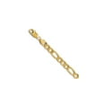 thumbnail image 1 of Leslie's Real 14kt Yellow Gold 7mm Flat Figaro Chain; 22 inch; Lobster Clasp; for Adults and Teens; for Women and Men, 1 of 5