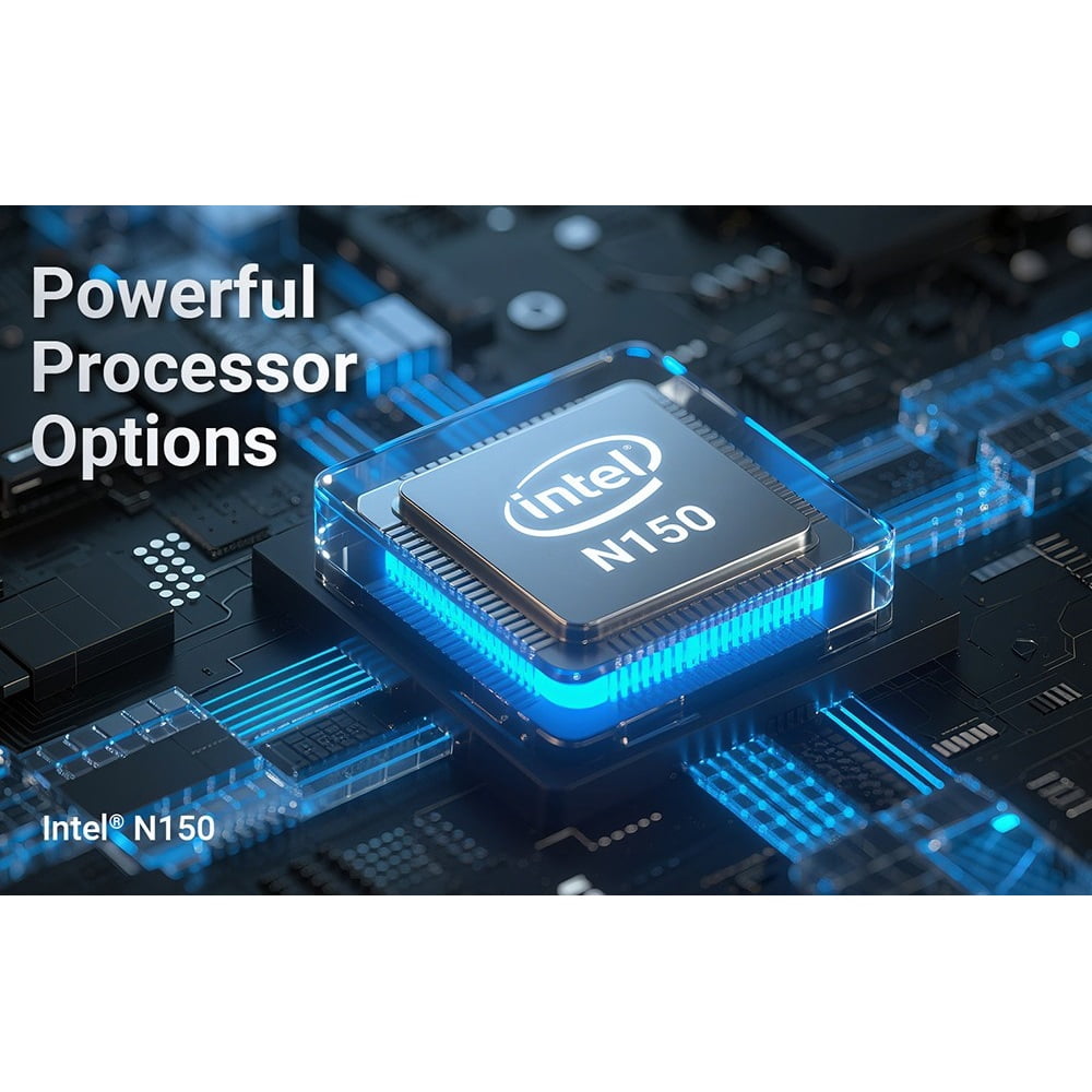 Mini PC – Intel® N150 and Core™ 3 Processor Options, 16GB DDR5 Memory, 512GB SSD, Wi-Fi 6, 4K@60Hz Display, Dual LAN & Bluetooth MINIX NUC 150