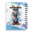 thumbnail image 2 of Happy Father's Day Best Miniature Pinscher Cool Dad Ever Spiral Bound Journal Mini Pin Dog Lover 5x7in Spiral Notebook - 12007, 2 of 5