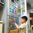 thumbnail image 3 of 26pcs Magnetic Learning Alphabet Letters Plastic Refrigerator Stickers Toddlers Kids Learning Spelling Counting Educational Toys, 3 of 7