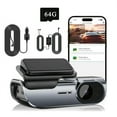 thumbnail image 1 of K05 Single Lens Car Dash Cam with 4K UHD Video, Starlight Night Vision, 2.4G WIFI App Control, GPS Tracking, Parking Monitor, Motion Detection & G-Sensor – Includes Cigarette Lighter Power Cord,, 1 of 6