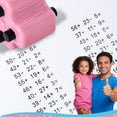 thumbnail image 6 of 4-in-1 Math Roller Stamp Randomized Addition Subtraction Multiplication Division Set with Ink, 6 of 8