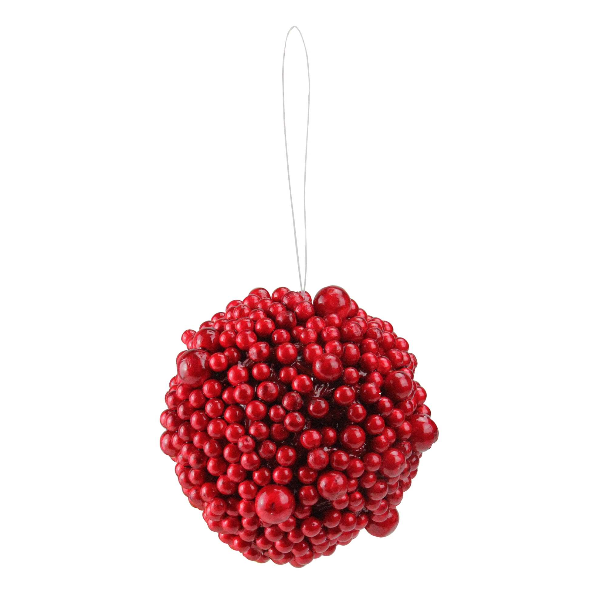 Northlight 5" Artificial Festive Berries Ball Christmas Ornament Red