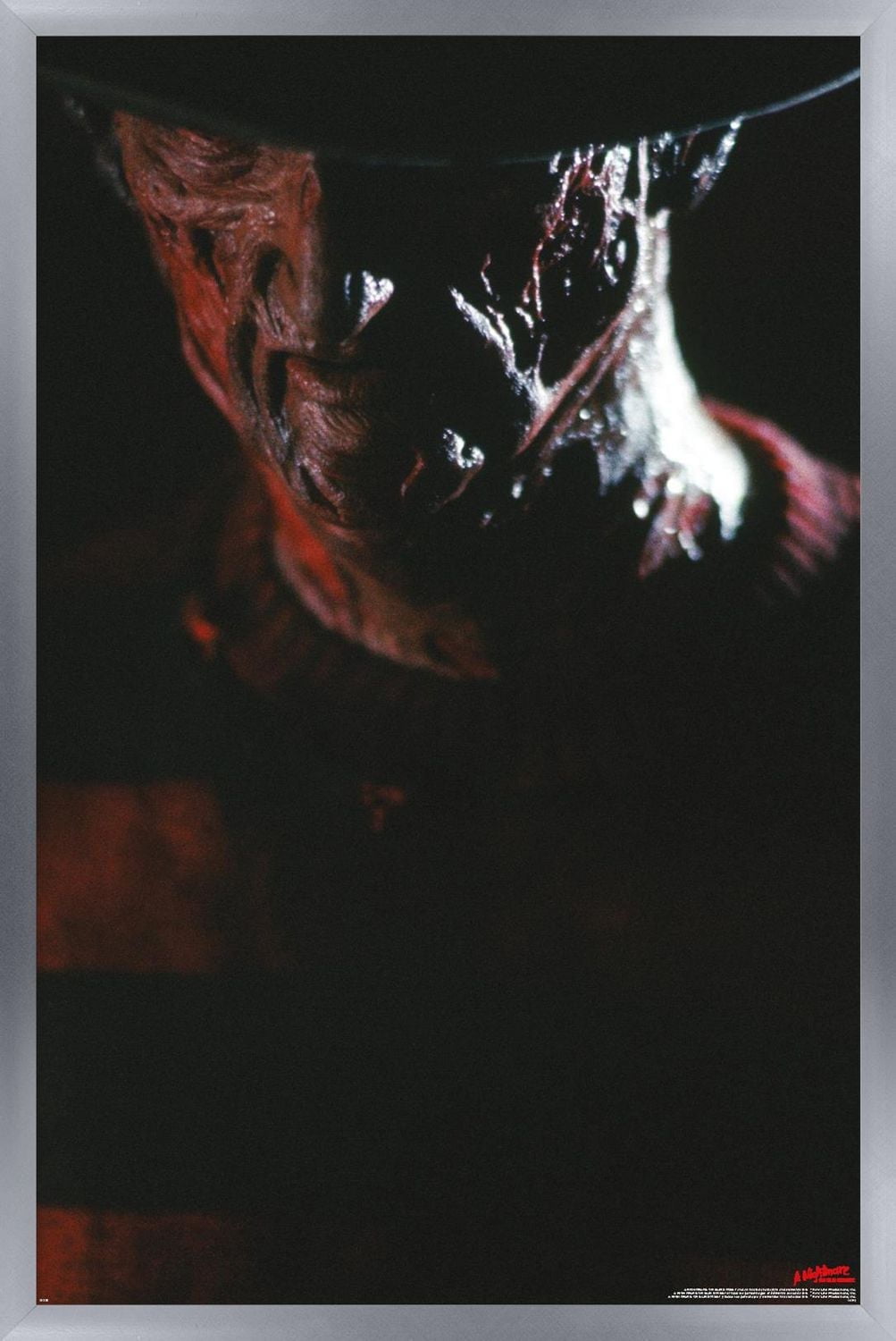 A Nightmare on Elm Street - Freddy Portrait Wall Poster with Magnetic Frame, 22.375" x 34"