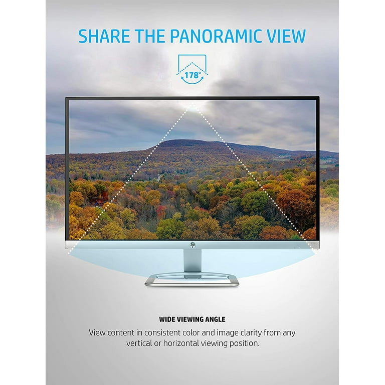 Restored HP 27er 27Inch Full HD 1080p IPS LED Monitor with VGA