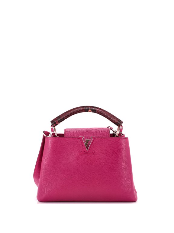 Pre-Owned Capucines Bag Leather with Python BB By Rebag
