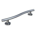thumbnail image 4 of Keeney 16" Stainless Steel Wave Grab Bar Bathroom Handle, Polished Chrome, 4 of 10