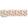thumbnail image 3 of Ambesonne Ferris Wheel Fabric by the Yard Upholstery, Watercolor Circus Art, 1 Yard, Pale Peach Multicolor, 3 of 5