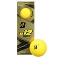 Bridgestone e12 Soft Golf Balls, Matte Yellow, 12 Pack