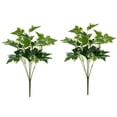 thumbnail image 1 of GOOHOCHY 2 uds hojas de hiedra artificiales ramas plantas decoración de hojas verdes simuladas, 1 of 8