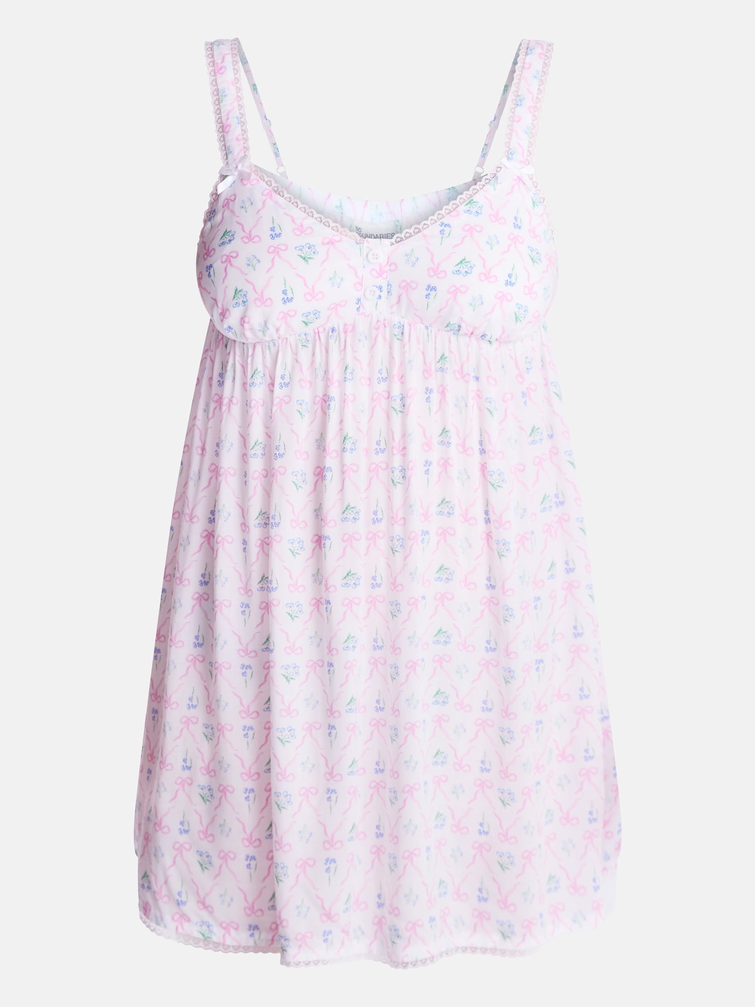 No Boundaries Woven Sleep Dress, Women's size XS - XXL
