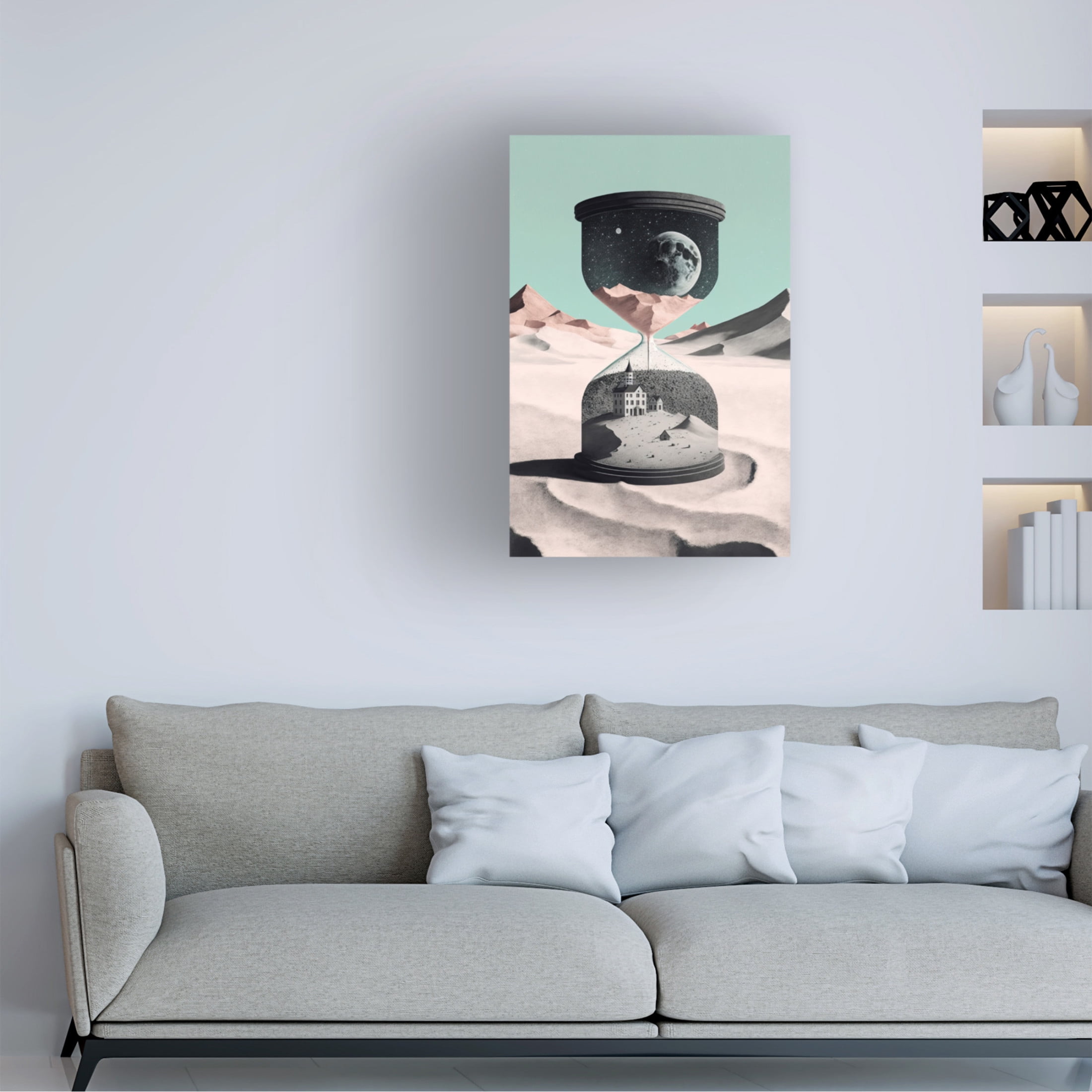 Canvas Wall Art - Treechild 'Time Goes By' Wall Art for Living Room, Bedroom, or Office D?cor by Trademark Fine Art - 30 x 47 Inches