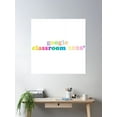 thumbnail image 2 of Google Classroom Class Of 2020 Poster Wall Art, Modern Wall Decor For Living Room Bedroom, 16x24 UNFRAMED, 2 of 3