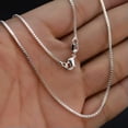 thumbnail image 3 of K-KED Wholesale 5pcs Silver Plated BOX Chain Necklace Fashion Delicate Jewelry findings 16-30"-5pcs/set-26", 3 of 8
