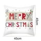 thumbnail image 4 of Funda de almohada con patrón de Papá Noel, funda de cojín decorativa de poliéster, Feliz Navidad, decoración del hogar, 4 of 5