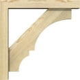 thumbnail image 3 of Ekena Millwork 4"W x 20"D x 20"H Balboa Block Rough Sawn Bracket w/ Offset Brace, Douglas Fir, 3 of 25