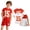 White Red(H018), variant on Boys Shorts Sets 6Pcs Quick Drying Baseball Short Sleeve T-Shirt and Sports Shorts Summer Outfits for Kids Green Black Blue 4-5 Years