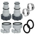 thumbnail image 1 of Kit Adaptador Manguera Piscina, 2 Tipos Conector Bomba Piscina para Mangueras 1,5 y 1,25 Pulgadas Piezas Repuesto Sobre el Suelo, 1 of 5
