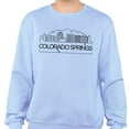 thumbnail image 2 of Skyline Colorado Springs Sweatshirt Unisex Medium Light Blue, 2 of 5