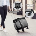 thumbnail image 6 of Rolling Craft Bag,Sewing Machine Tote,Large Sewing Accessories Storage with Wheels,Detachable Rolling Teacher Bag and Transport Tote for Craft,Teaching,Office, 6 of 10