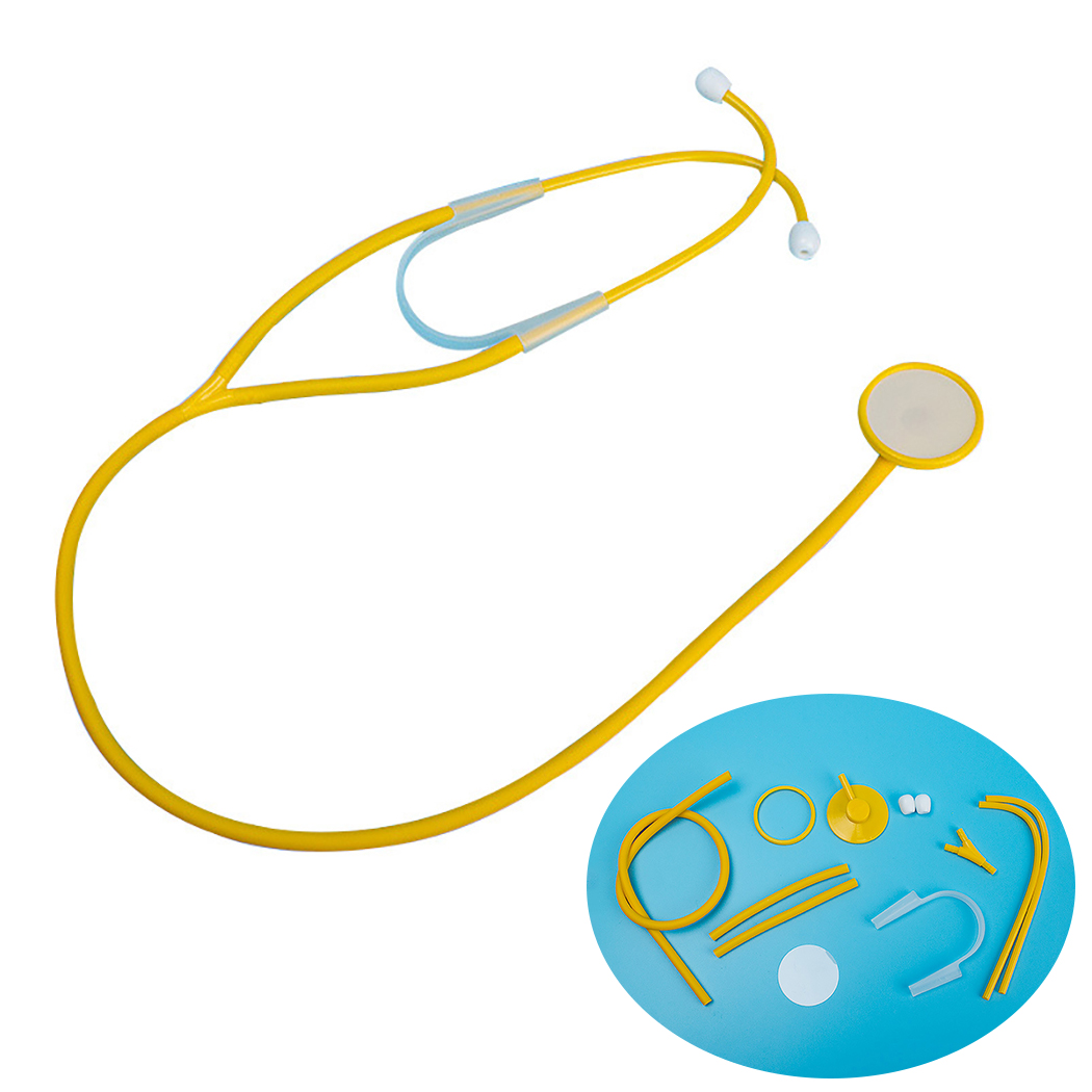 1 Set Kids Doctor Toy DIY Simulation Stethoscope Doctor Tool Pretend