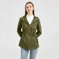 thumbnail image 5 of Vedolay Womens Rain Coats Hood Lightweight Rain Jacket Active Outdoor Raincoat Army Green,M, 5 of 5