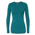 thumbnail image 1 of Adar Womens Comfort Long Sleeve Fitted T-Shirt Underscrub Tee, 1 of 4