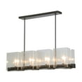 thumbnail image 6 of Meyda Tiffany 151139 Ice Cube 8 Light 41" Wide Linear Chandelier - Bronze, 6 of 6