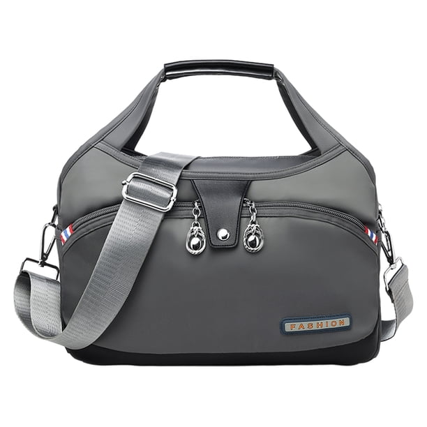 Minnieouse Bolso elegante para mujer de gran capacidad y multiusos bolso de hombro para mujer bolso de mensajero gris loto claro Type2 NO2
