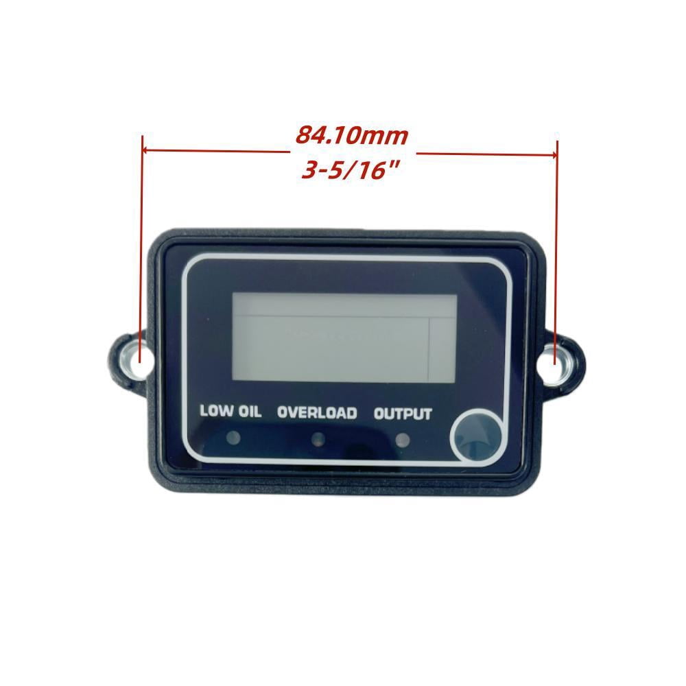 Digital Indicator Meter for Low Oil Alert, Overload & Output – Compatible with Harbor Freight Predator 3500 Inverter Generator